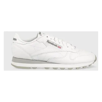 Kožené sneakers boty Reebok Classic Classic Leather bílá barva, GY3558.100008789-FTWWHT/PUG