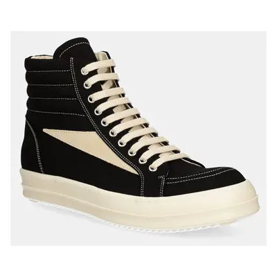 Kecky Rick Owens Vintage High Sneaks pánské, černá barva, DU02D2810.DOLVS