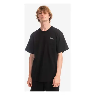 Bavlněné tričko CLOTTEE Script SS Tee černá barva, CTTE1001.BLACK-BLACK