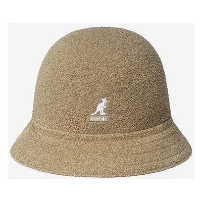 Oboustranný klobouk Kangol oranžová barva, K3555.OAT.CHERRY-OAT/CHERRY