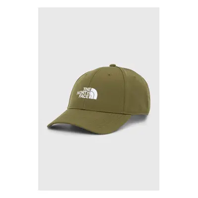 Kšiltovka The North Face Recycled 66 Classic Hat zelená barva, s aplikací, NF0A4VSVPIB1