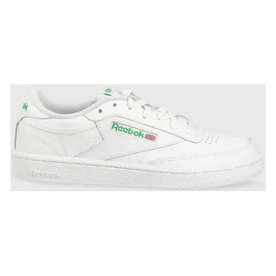 Kožené sneakers boty Reebok Classic CLUB C bílá barva, IF5092-FTW/FTW/G