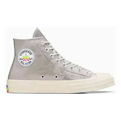 Kecky Converse Chuck 70 Hi Pride stříbrná barva, A10214C