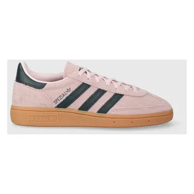 Semišové sneakers boty adidas Originals HANDBALL SPEZIAL růžová barva