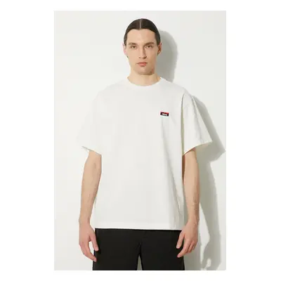 Tričko Nanga Eco Hybrid Box Logo Embroidery Tee bílá barva, s aplikací, NW2411.1G804.A