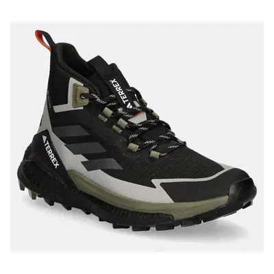 Boty adidas TERREX Free Hiker 2 Gore-Tex pánské, černá barva, lehce zateplené, IH3526