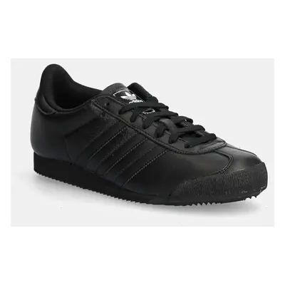 Kožené sneakers boty adidas Originals Kick 74 černá barva, IE6596