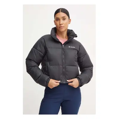 Bunda Columbia Puffect Colorblock dámská, černá barva, zimní, 2088501