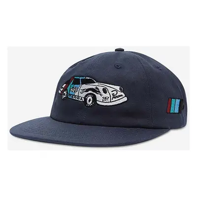 Bavlněná baseballová čepice by Parra Racing Team 6 tmavomodrá barva, s aplikací, 47356.NAVYBLUE-