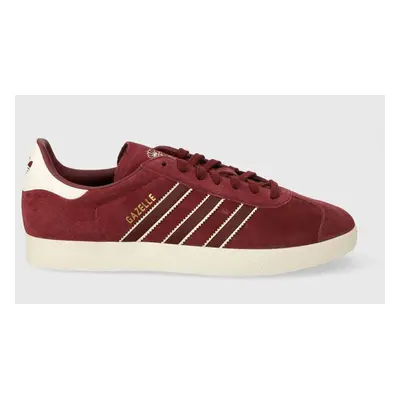 Semišové sneakers boty adidas Originals Gazelle vínová barva, ID3724