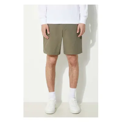 Kraťasy Norse Projects Ezra Relaxed Solotex pánské, zelená barva, N35.0603.8076