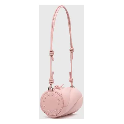 Kožená kabelka Fiorucci Baby Pink Leather Mini Mella Bag růžová barva, U01FPABA002LE04PN02