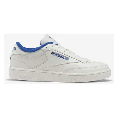 Kožené sneakers boty Reebok Club C 85 IE9388 bílá barva, IE9388-white