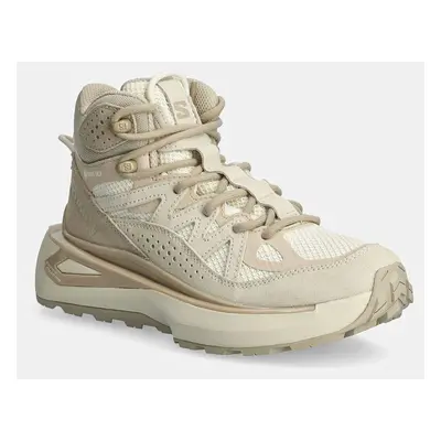 Boty Salomon ODYSSEY ELMT MID Gore-Tex béžová barva, L47437300