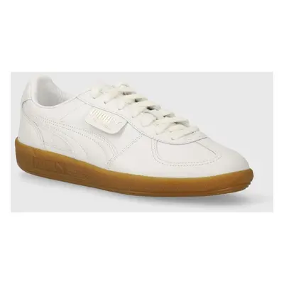 Kožené sneakers boty Puma Palermo Premium bílá barva, 397246