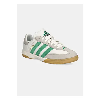 Kožené sneakers boty adidas Originals Samba MN bílá barva, ID3922