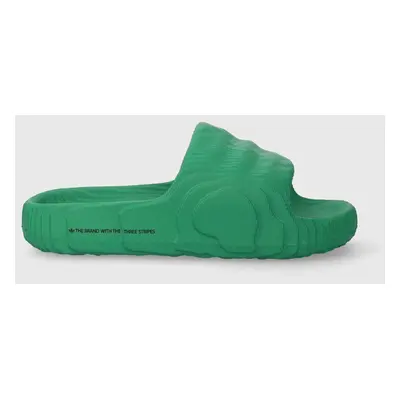 Pantofle adidas Originals Adilette 22 pánské, zelená barva