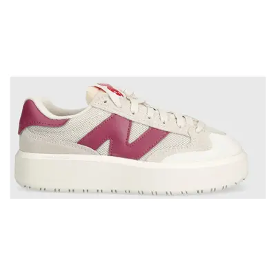 Sneakers boty New Balance CT302RP šedá barva