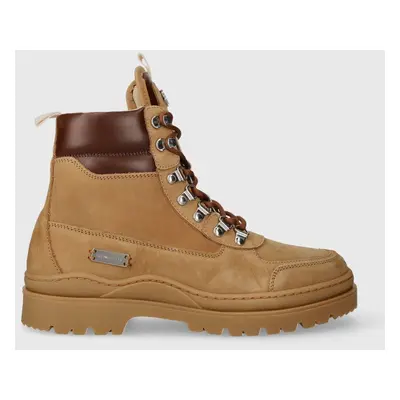 Semišové boty Filling Pieces Mountain Boot Quartz pánské, hnědá barva, 63333369985