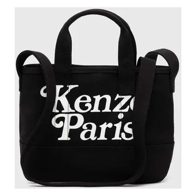 Bavlněná kabelka Kenzo Small Tote Bag černá barva, FE58SA910F35.99