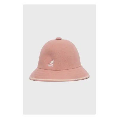 Vlněný klobouk Kangol růžová barva, vlněný, K3181ST.DR669-DR669