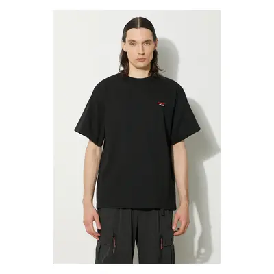 Tričko Nanga Eco Hybrid Box Logo Embroidery Tee černá barva, s aplikací, NW2411.1G804.A