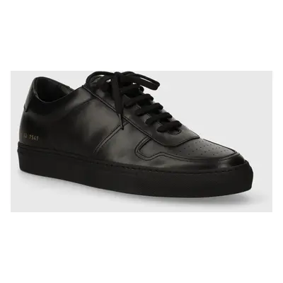 Kožené sneakers boty Common Projects Bball Low in Leather černá barva, 2155