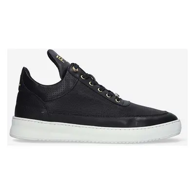 Kožené sneakers boty Filling Pieces Low Top Aten černá barva, 10126591861