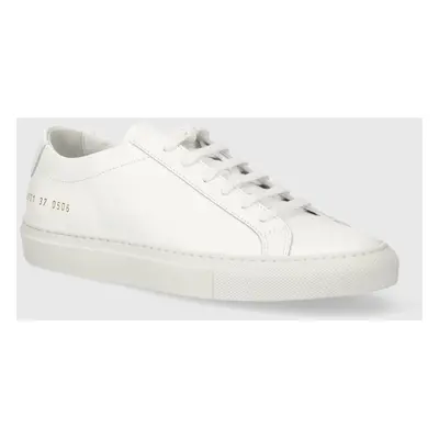 Kožené sneakers boty Common Projects Original Achilles Low bílá barva, 3701