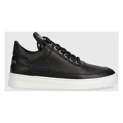 Kožené sneakers boty Filling Pieces Low Top Crumbs černá barva, 10127541861