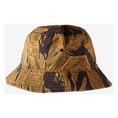 Oboustranný klobouk Maharishi Camo Tech Reversible Bucket Hat 8053 BLACK černá barva