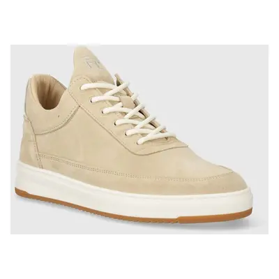 Semišové sneakers boty Filling Pieces Low Top Ripple Suede béžová barva, 10122791919