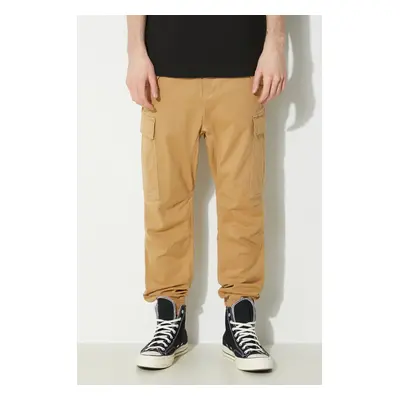 Kalhoty Alpha Industries Airman Pant pánské, hnědá barva, ve střihu cargo, 188201.14