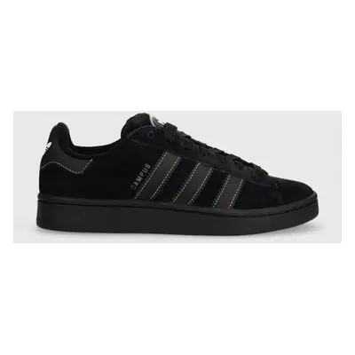 Semišové sneakers boty adidas Originals Campus 00s černá barva, IF8768