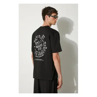 Bavlněné tričko STAMPD Van Gogh Relaxed Tee černá barva, s potiskem, SLA-M3248TE-BLK