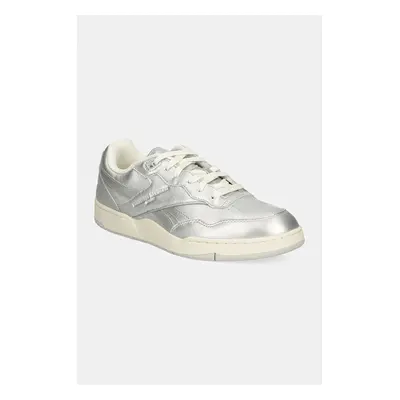 Kožené sneakers boty Reebok LTD BB 4000 II stříbrná barva, RMIA04OC99LEA0027272