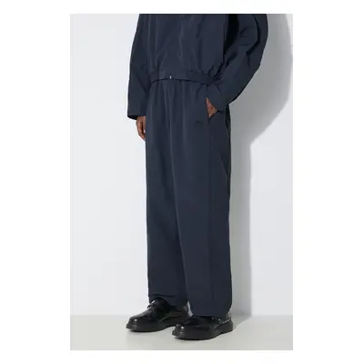 Kalhoty AMBUSH Nylon Track Pants pánské, tmavomodrá barva, jednoduché, BMCJ002S24FAB