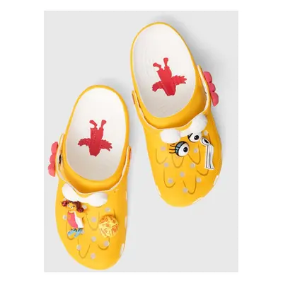 Pantofle Crocs Crocs x McDonald’s Bridie Clog žlutá barva, 208696.YELL