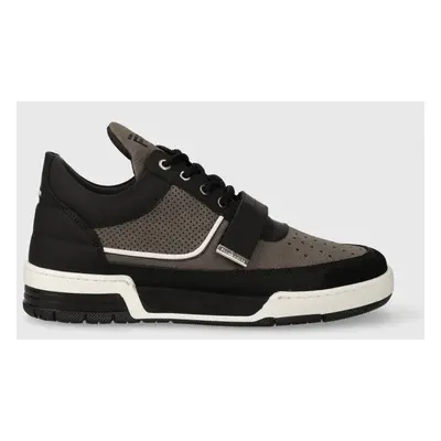 Kožené sneakers boty Filling Pieces Low Top Blaze černá barva, 10125691847