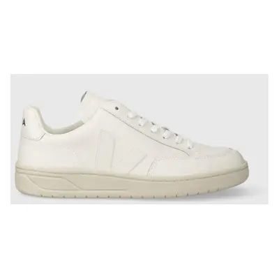 Kožené sneakers boty Veja V-12 bílá barva, XD0202297B