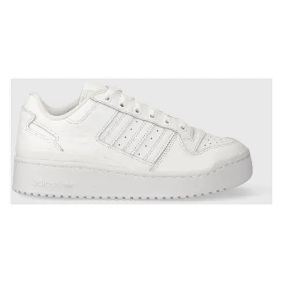 Kožené sneakers boty adidas Originals bílá barva