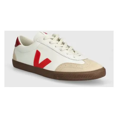 Kožené sneakers boty Veja Volley bílá barva, VO2003533