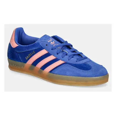 Sneakers boty adidas Originals Gazelle Indoor W modrá barva, IG6785