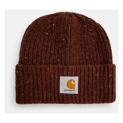 Vlněná čepice Carhartt WIP Anglistic Beanie hnědá barva, I013193.2IYXX