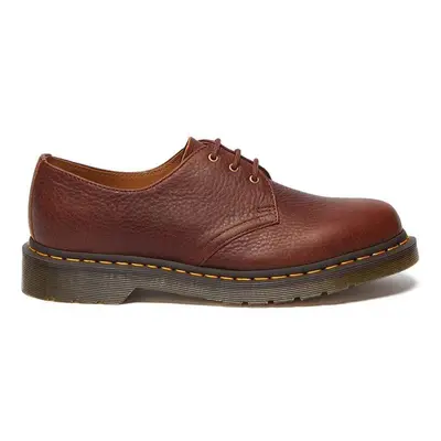 Kožené polobotky Dr. Martens 1461 Ambassador hnědá barva, DM31992253