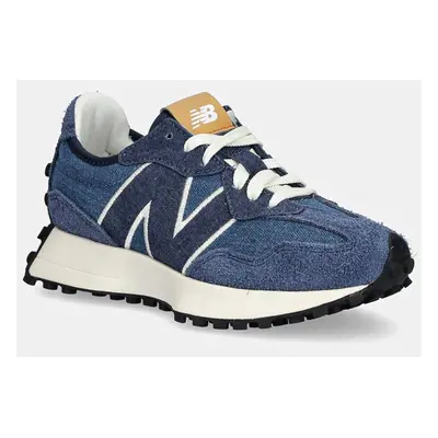 Sneakers boty New Balance 327 modrá barva, WS327JA