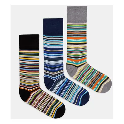 Ponožky Paul Smith 3-pack pánské, M1A-SOCK-JPACKM