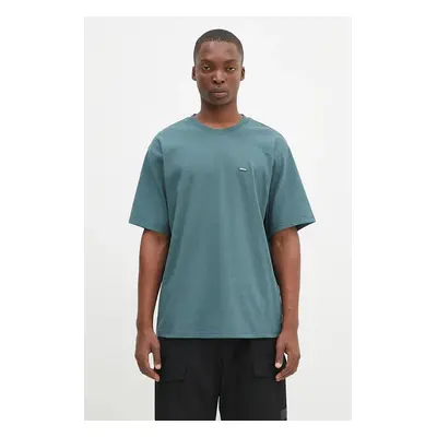 Bavlněné tričko Dickies Clancy Heavyweight Tee zelená barva, s potiskem, DK0A4Z4L