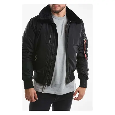 Bomber bunda Alpha Industries Injector III 143104 03 černá barva, přechodná