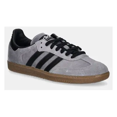 Sneakers boty adidas Originals Samba OG šedá barva, IE9164